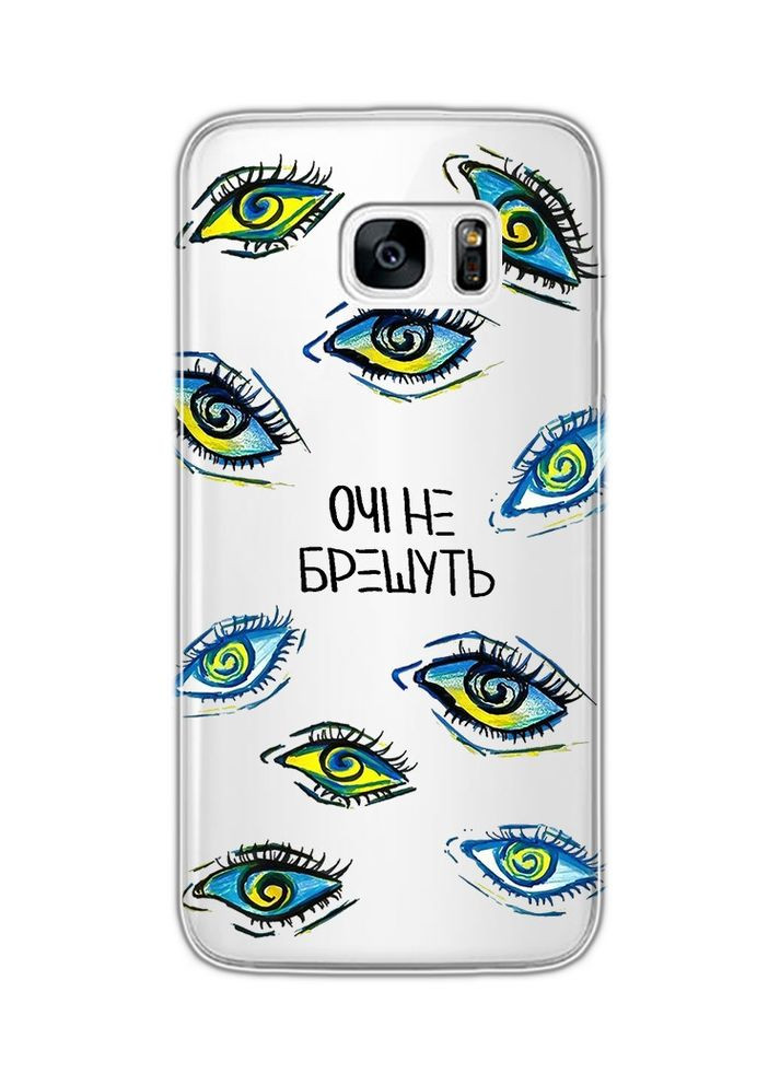 Прозорий чохол на Samsung Galaxy S7 Edge:: Очі (принт 358) Creative (360687327)