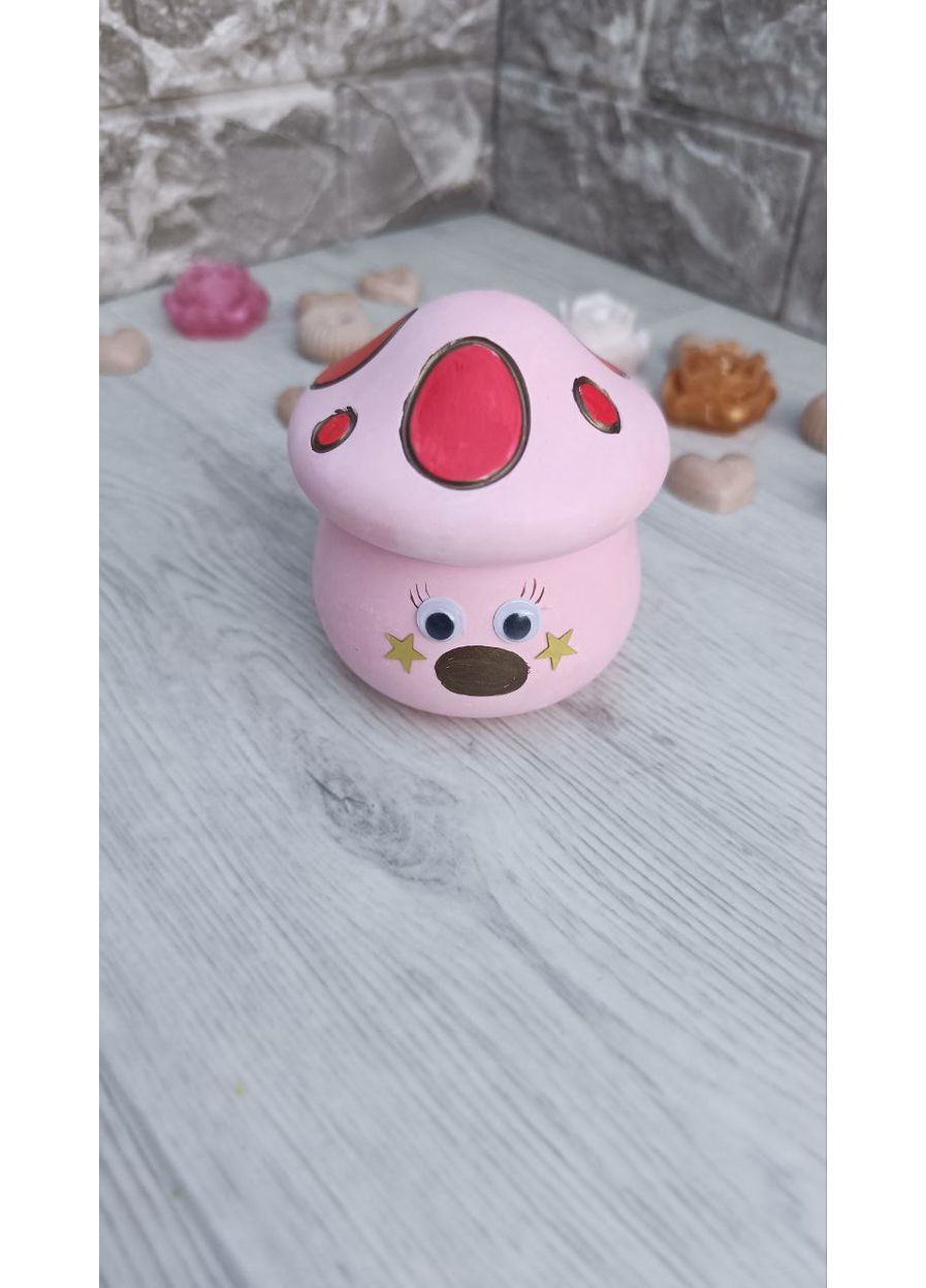 Свеча из соевого воска Грибочек ручной работы с ароматом Полевые цветы Hand Made (361286277)