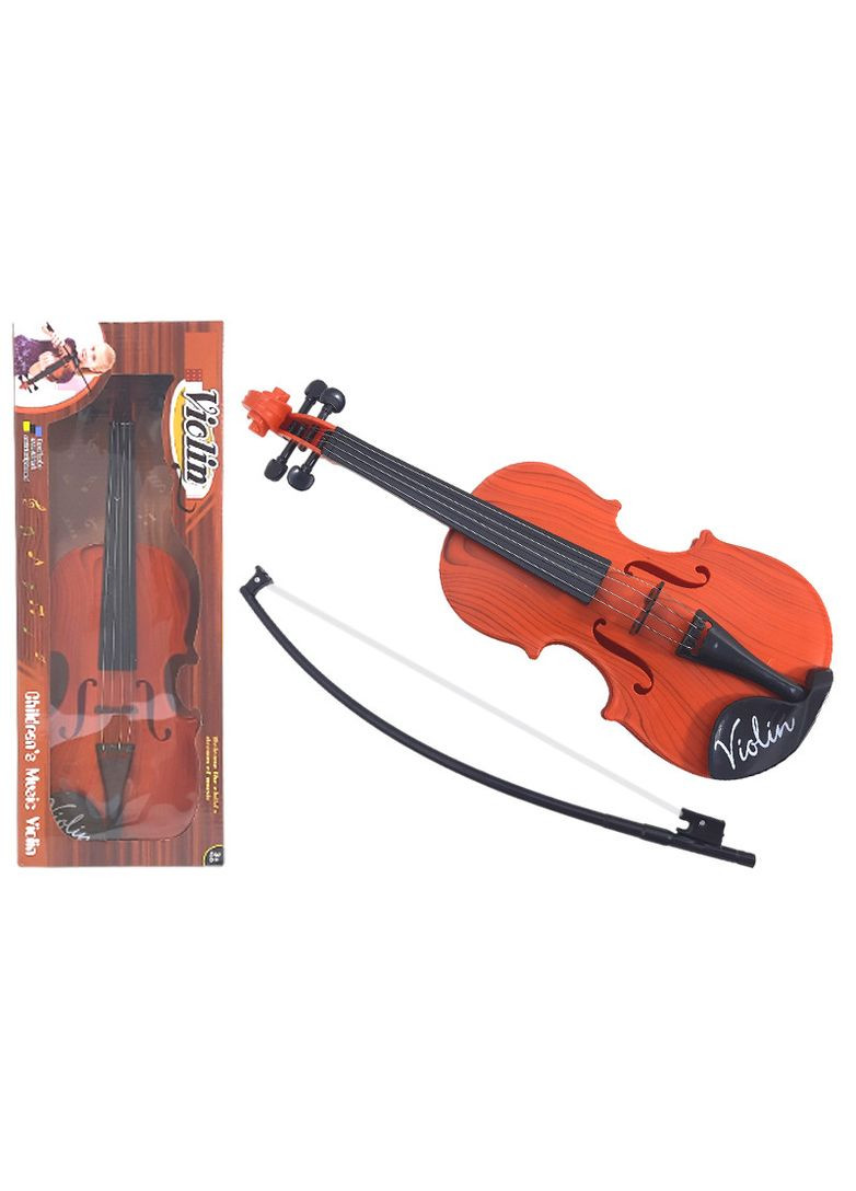 Детская игрушка скрипка со струнами, в коробке 370A No Brand (362432602)