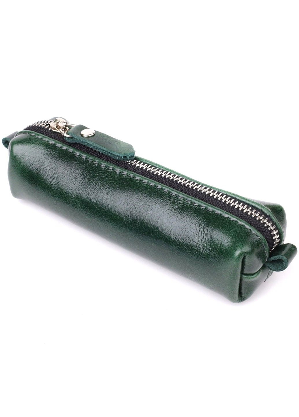 Практична ключниця з натуральної гладкої шкіри 22943 Зелений Grande Pelle (330359616)