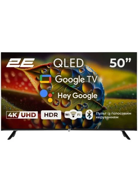 Телевизор 50A77Q 50″ дюймов 3840x2160 QLED Google TV 2E (401473130)