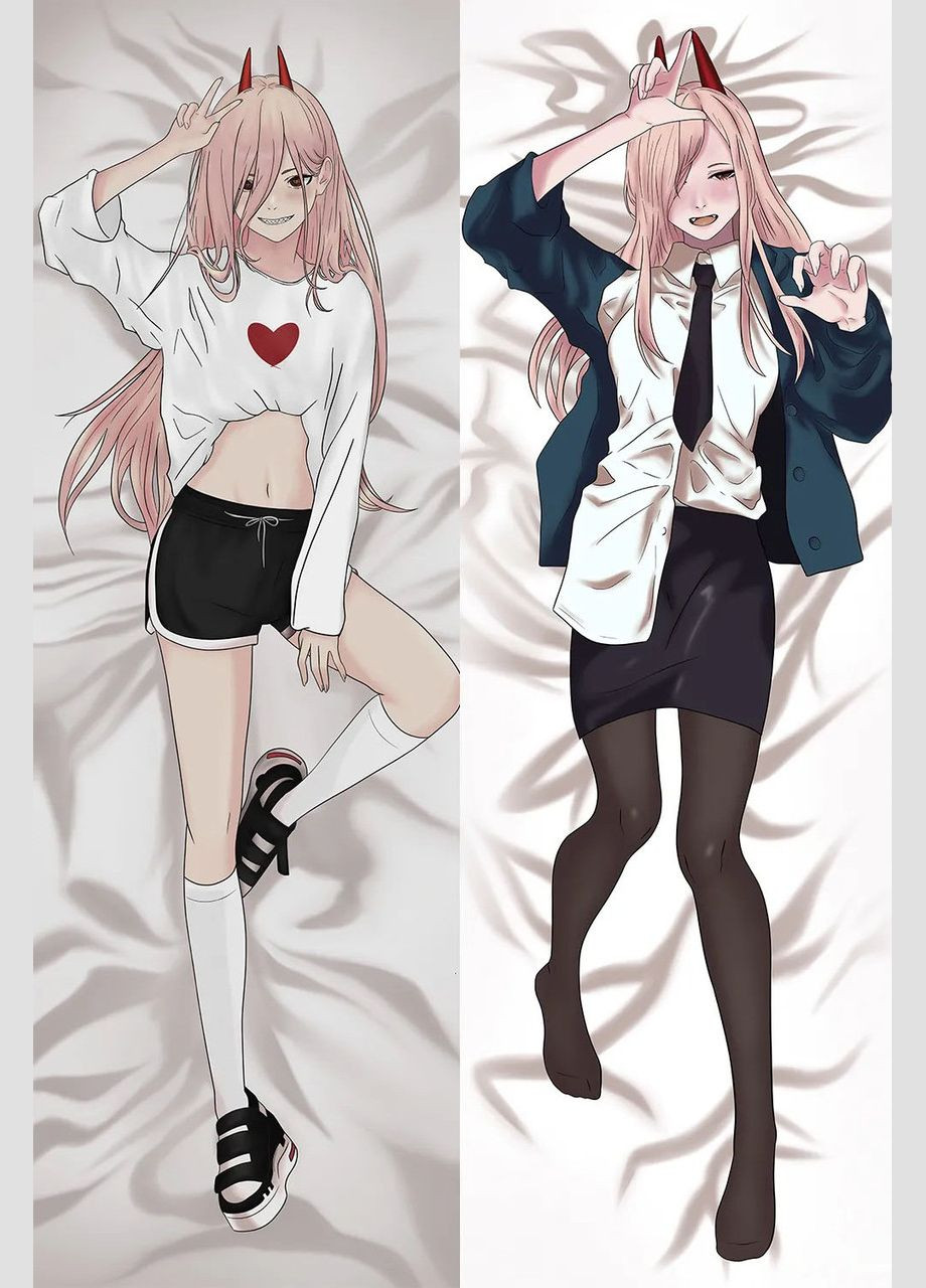 Подушка дакимакура двухсторонняя Power - Chainsaw Man 100см No Brand (327842617)