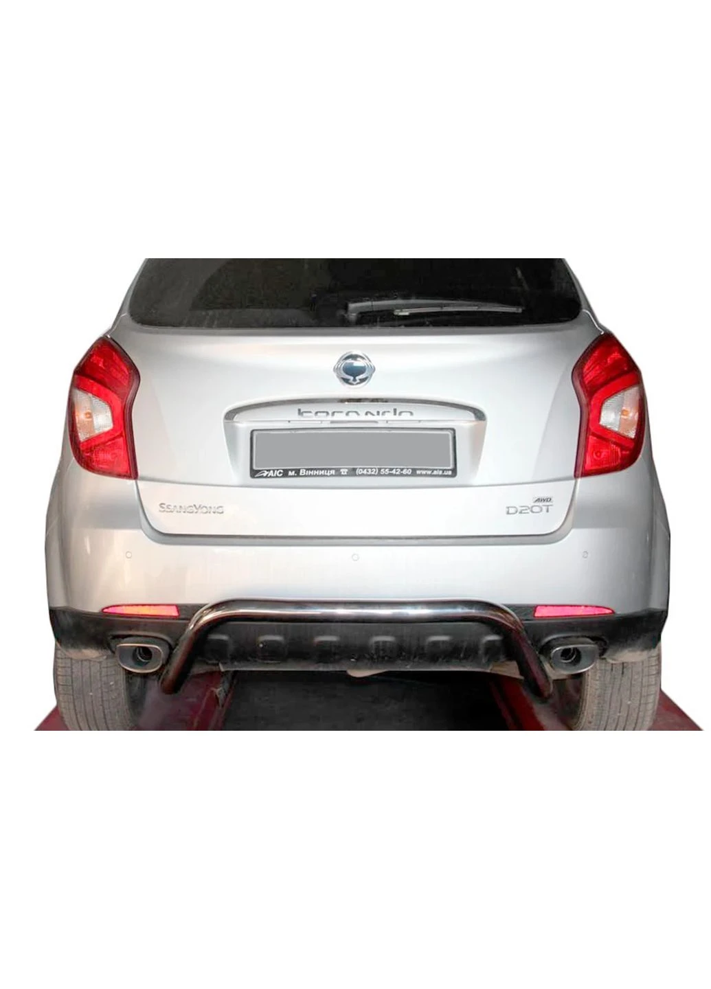 Задня дуга AK007 (нерж) для SsangYong Korando 2010-2019 рр CAN (389057261)