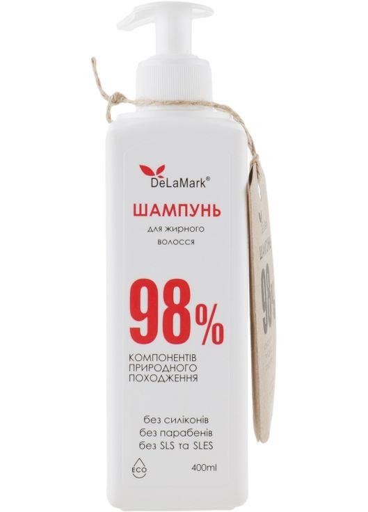 Шампунь для жирного волосся 400ml (480325-98938) DeLaMark (368637899)