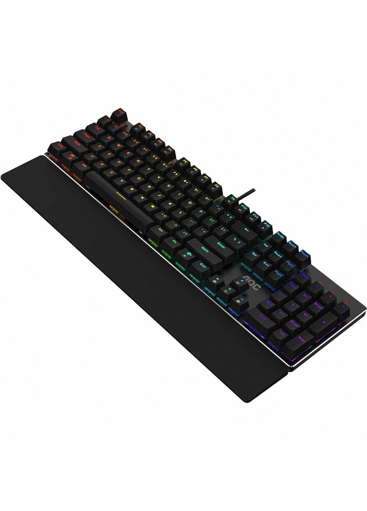 Клавиатура GK500 RGB Outemu Red USB Black (GK500DR2R) AOC (300795340)