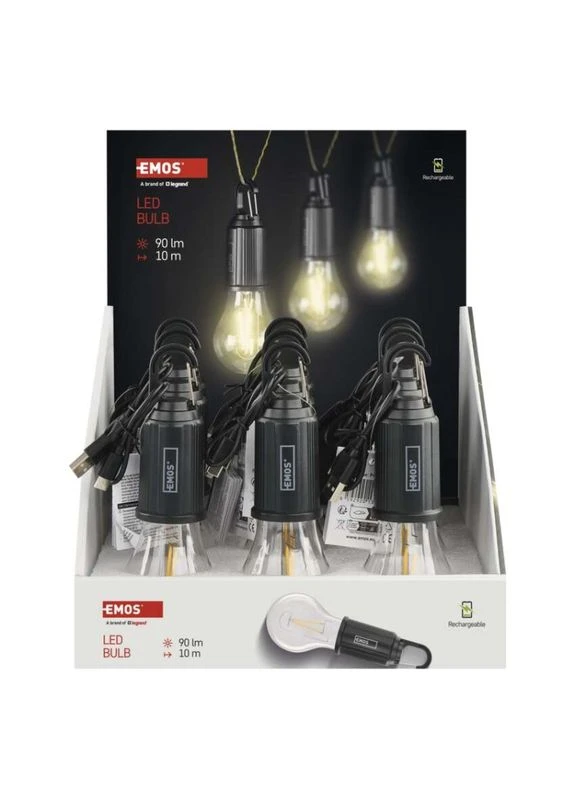 Лiхтар лампа LED P4719 90 Lm Li-Ion 400 mAh пластик Emos (398634936)