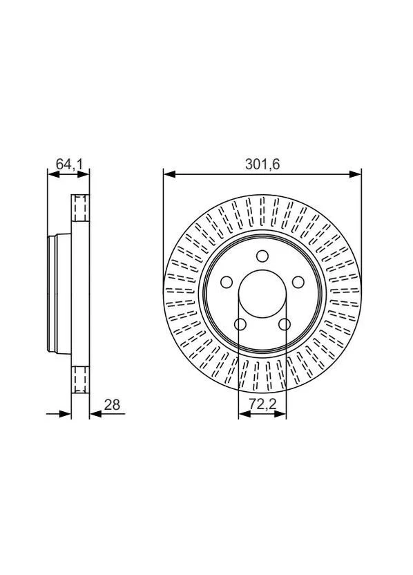 Тормозной диск Bosch (375391313)
