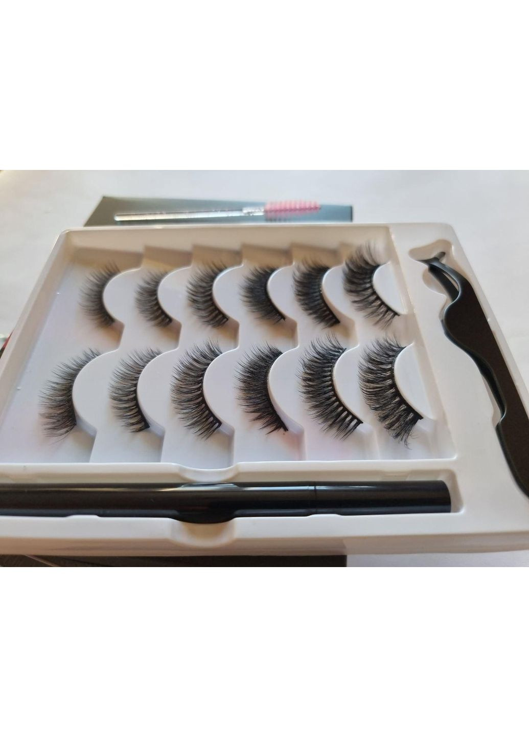 Набор бахаторазовые самоклеящиеся ресницы 6 моделей. Magnetic Lashes (366668564)