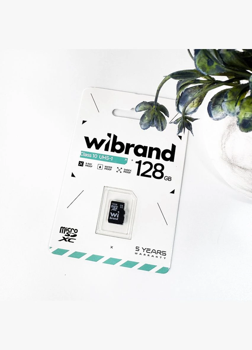Карта пам'яті microSDXC (UHS-1) 128Gb class 10 Wibrand (347645754)