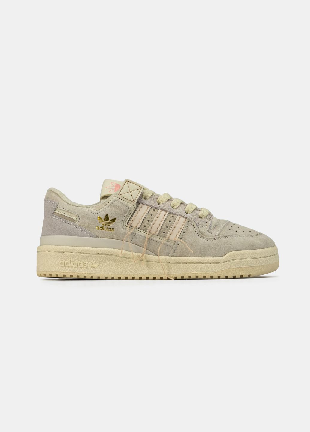 Кросівки No Brand Adidas Forum 84 Low Premium Grey Beige темно-бежеві демісезони (303134158)