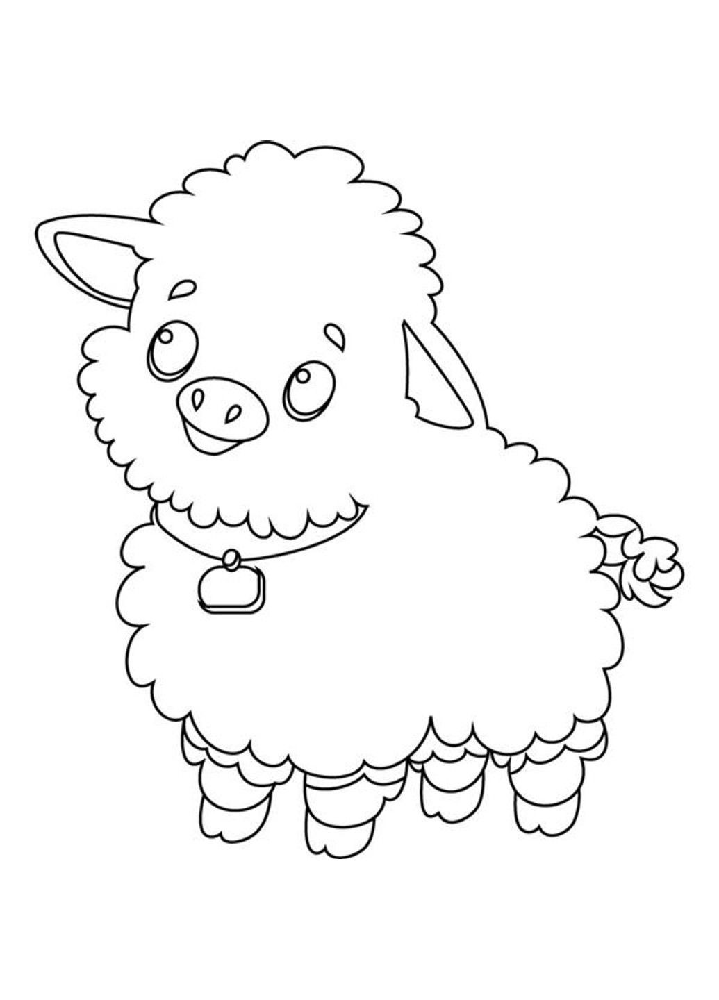 Дитяча розмальовка Ягня 25х30 см (15109-AC) Artcraft (335055172)