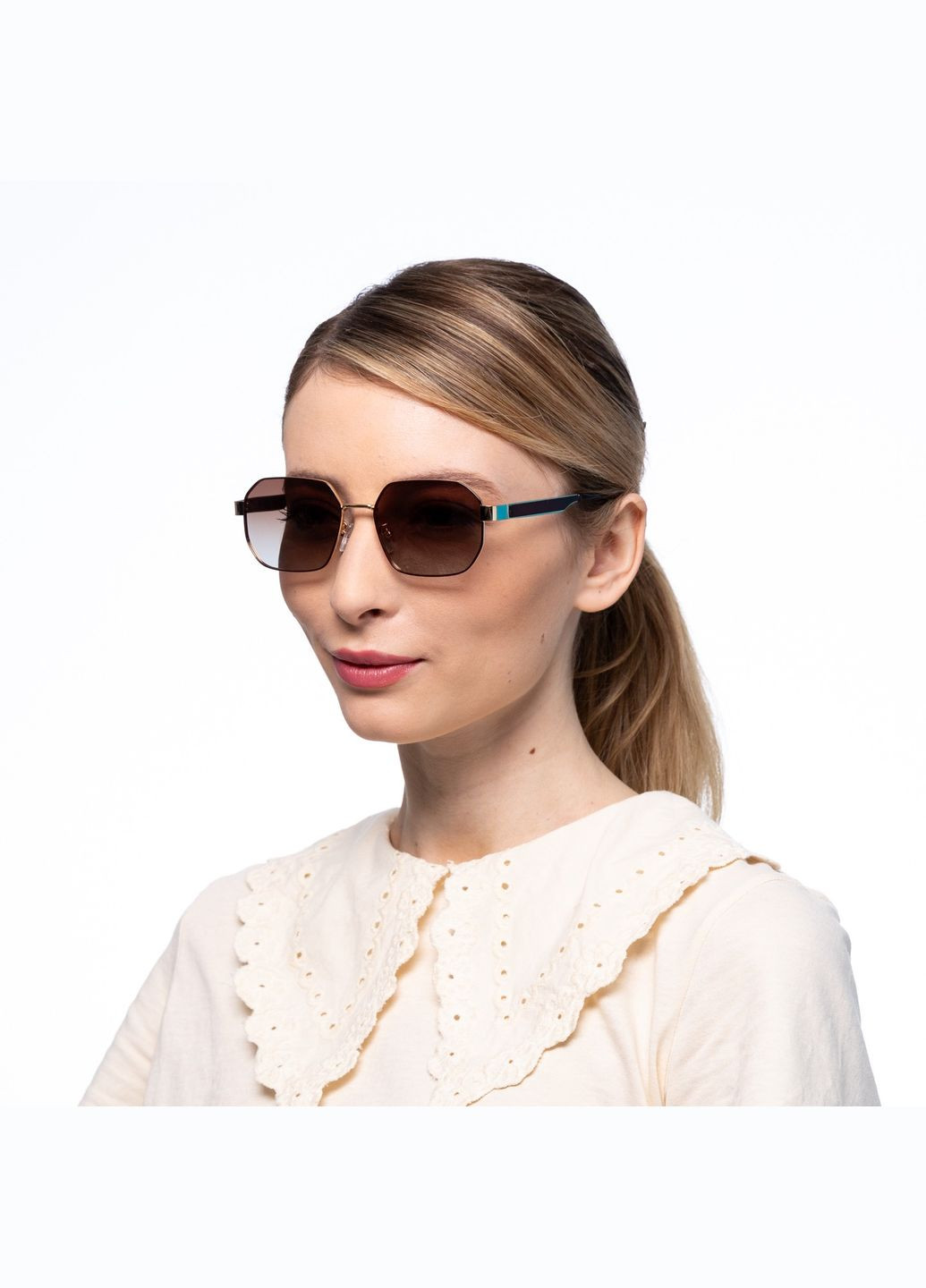 Солнцезащитные очки с поляризацией Фэшн-классика женские LuckyLOOK 382-459 (289359859)