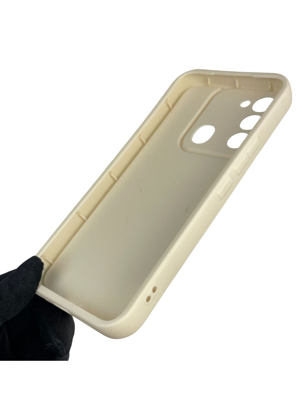 Чехол силиконовый Soft Touch с 3D принтом для Spark 8C (KG5k) молочный (Полная защита камеры) Tecno (371653055)