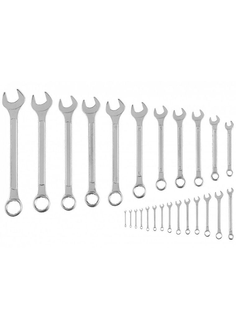 Набір комбінованих ключів (6-32 мм, 25 шт) ріжково-накидних (23836) Top Tools (306552353)