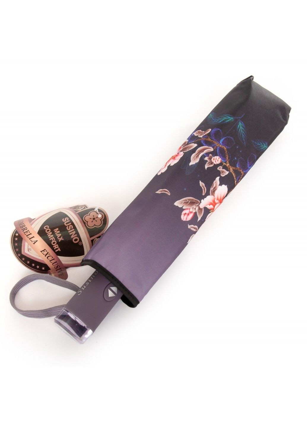 Фіолетова жіноча парасолька автомат 3092-4 Susino середня (324691220)