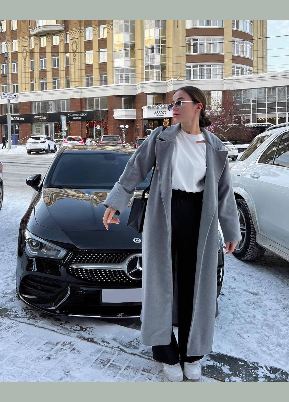 Черное Пальто No Brand