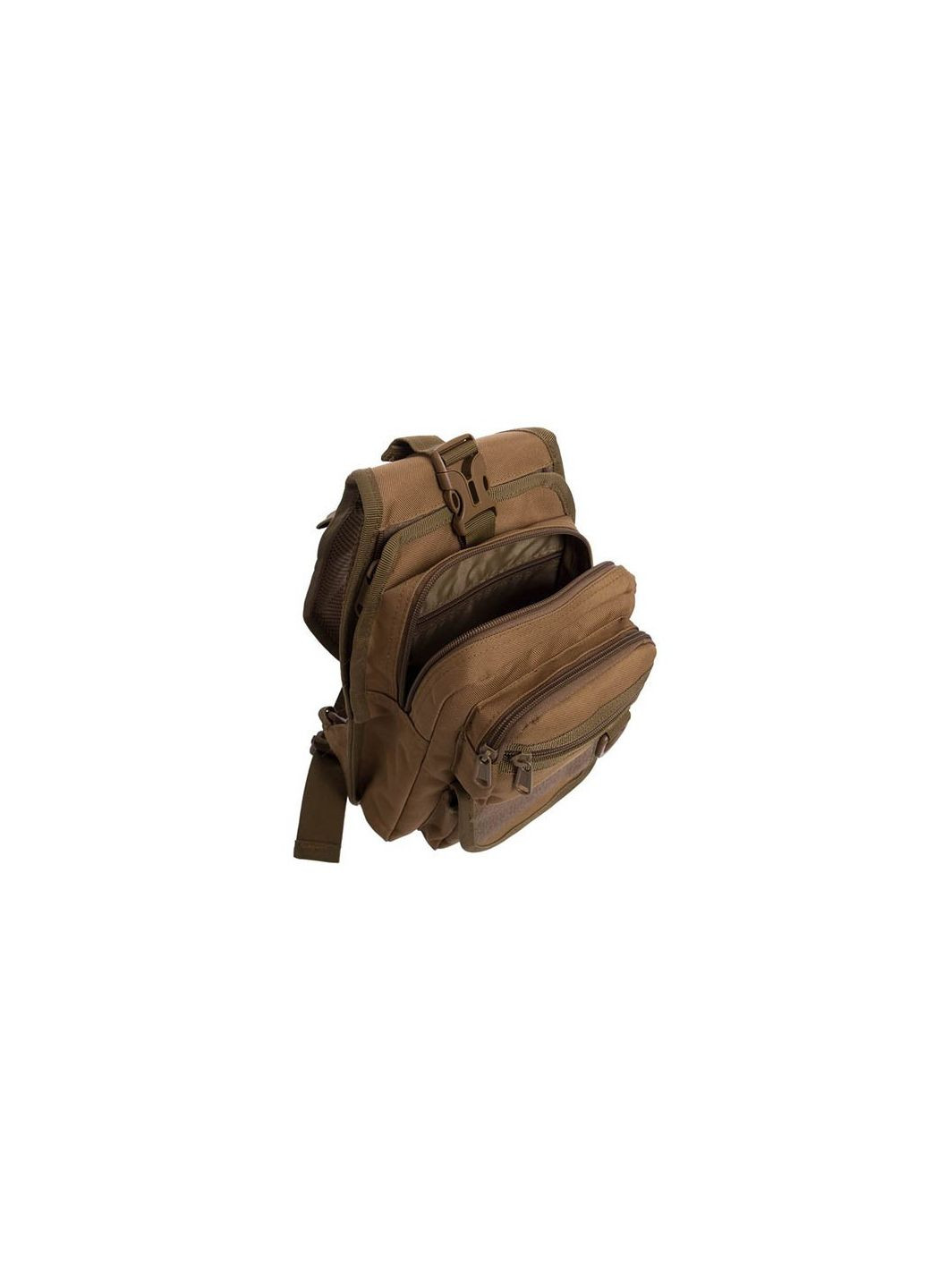 Рюкзак тактический (Сумкаслинг) с одной лямкой TY-184 Хаки (59493047) SILVER KNIGHT (293650023)