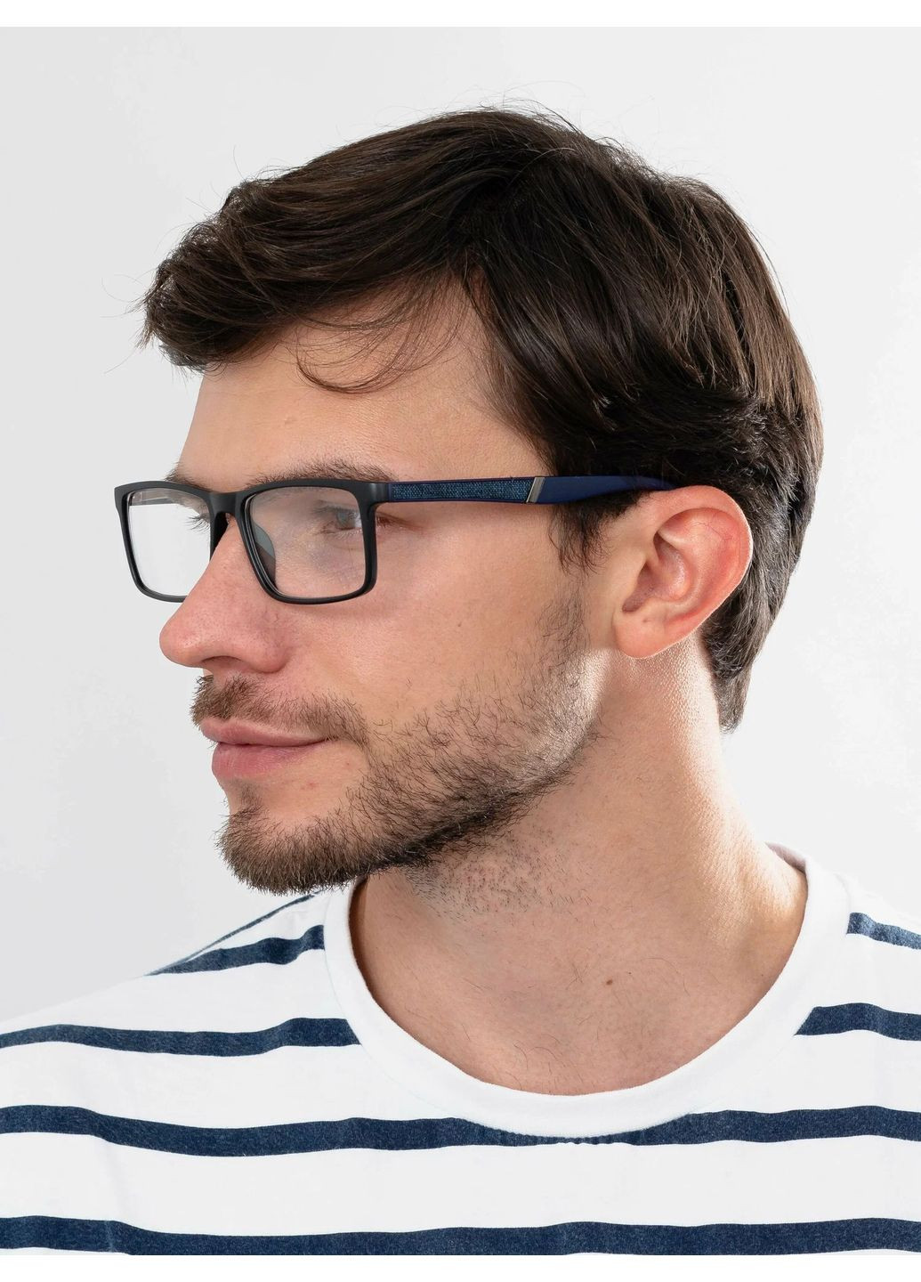 Чоловічі пластикові окуляри для корекції зору +3.25 с захистом від гаджетів Ralph (369768859)