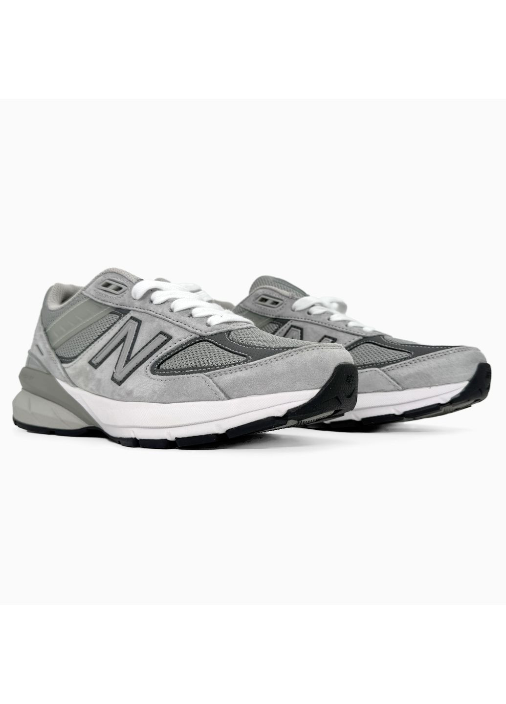 Серые демисезонные кроссовки мужские new balance 990 v5 grey нью беланс 990 v5 No Brand