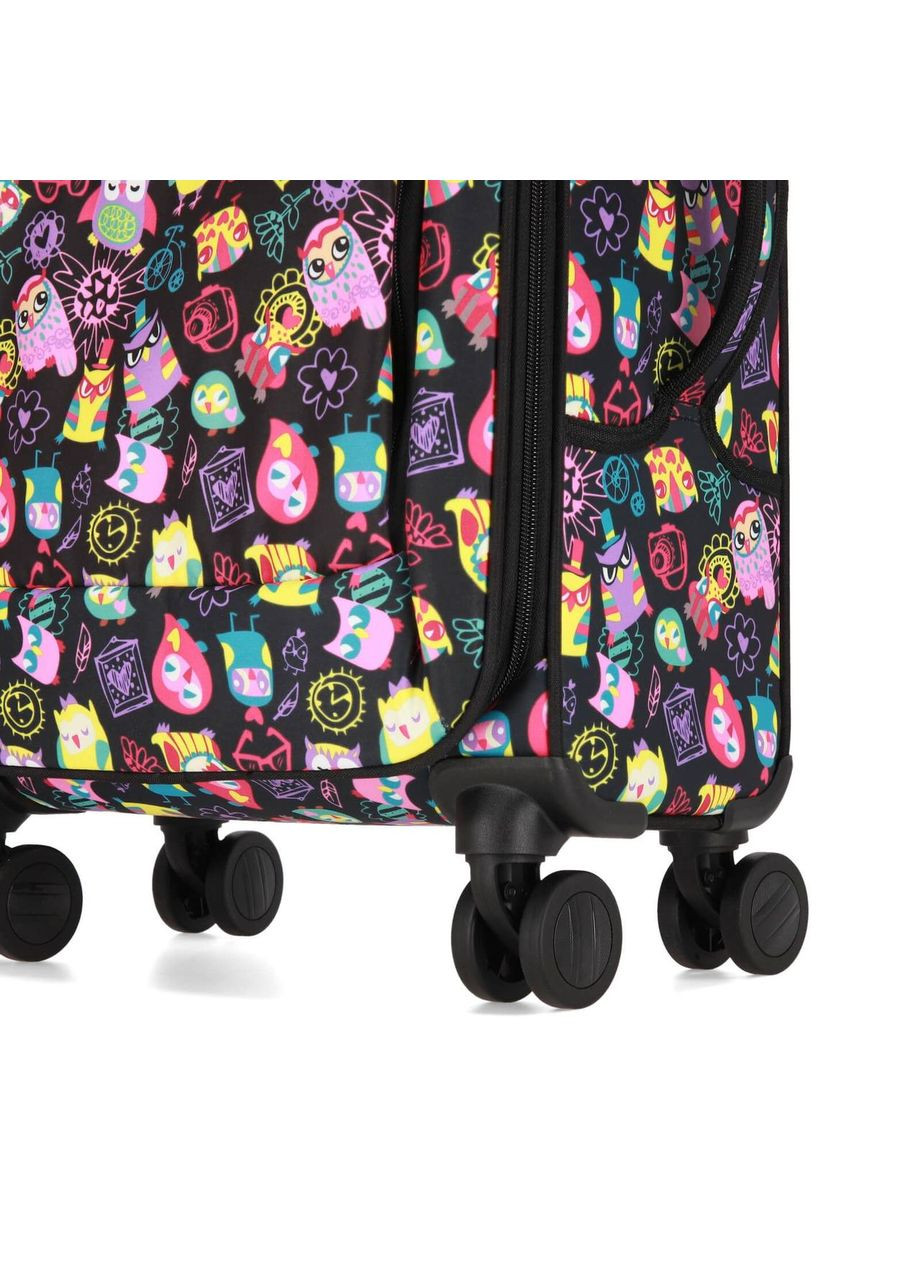 Дорожня валіза маленька 36л з бічною ручкою різнокольоровий 45 Марсель (0037969194) Bagland (322503294)