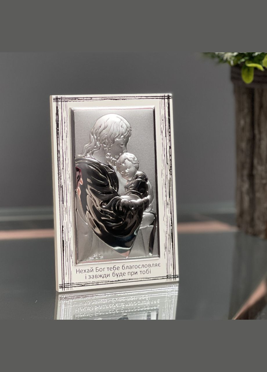 Срібна ікона Хрещення (9 x 13,5 см) Valentі 81286 3L UCR Valenti (337363466)