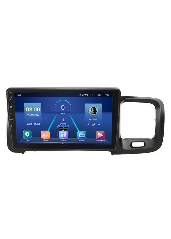 Штатная магнитола 9" для Volvo S60 II Рестайлинг 2013-2018 2/32 Gb CarPlay 4G Wi-Fi GPS Prime Вольво 4 шт. Lesko (336198680)