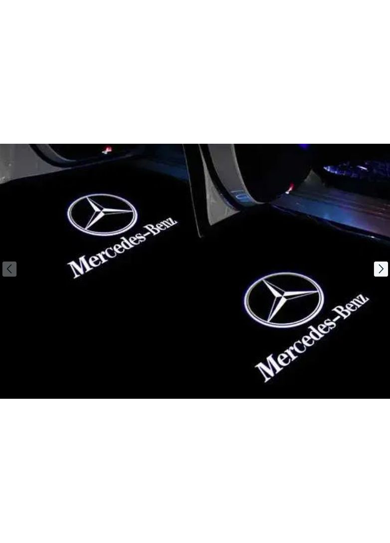Логотип підсвічування дверей автомобіля Mercedes oGoDeal 4шт No Brand (354828841)