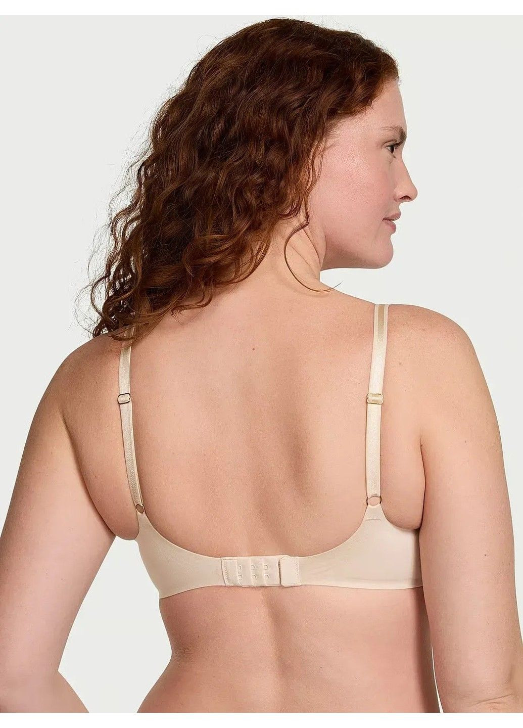 Бежевый бюстгальтер body by victoria lightly lined comfort bra Victoria's Secret