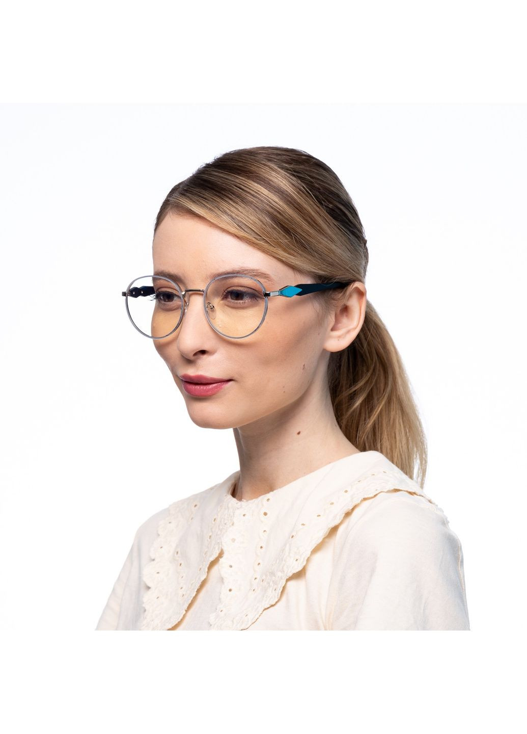 Окуляри для комп'ютера BLUE BLOCKER Тішейди жіночі LuckyLOOK 382-930 (322793042)