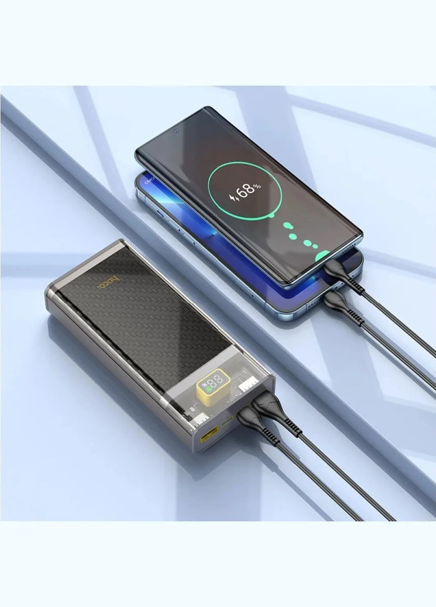 Внешний аккумулятор J103A Discovery edition 22.5W fully compatible power bank(20000mAh) Gray Hoco (322633339)