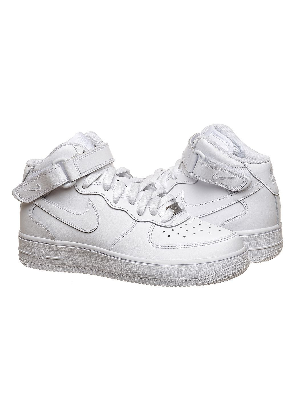 Кроссовки женские Air Force 1 Mid Le(Gs) (DH2933-111) Nike белые демисезоны (370780817)