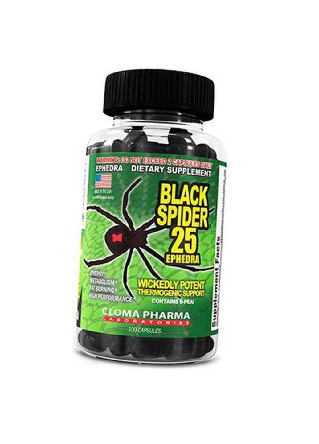 Жиросжигатель ЭКА Комплекс для снижения веса Black Spider 100капс Cloma Pharma (292710809)