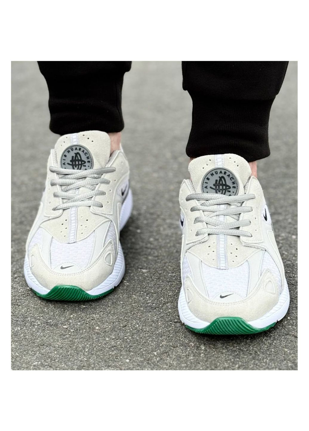 Серые всесезонные мужские кроссовки No Brand