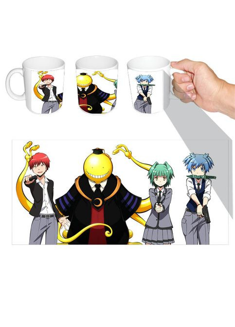 Чашка біла аніме Клас Вбивц (z0487) No Brand (327002778)