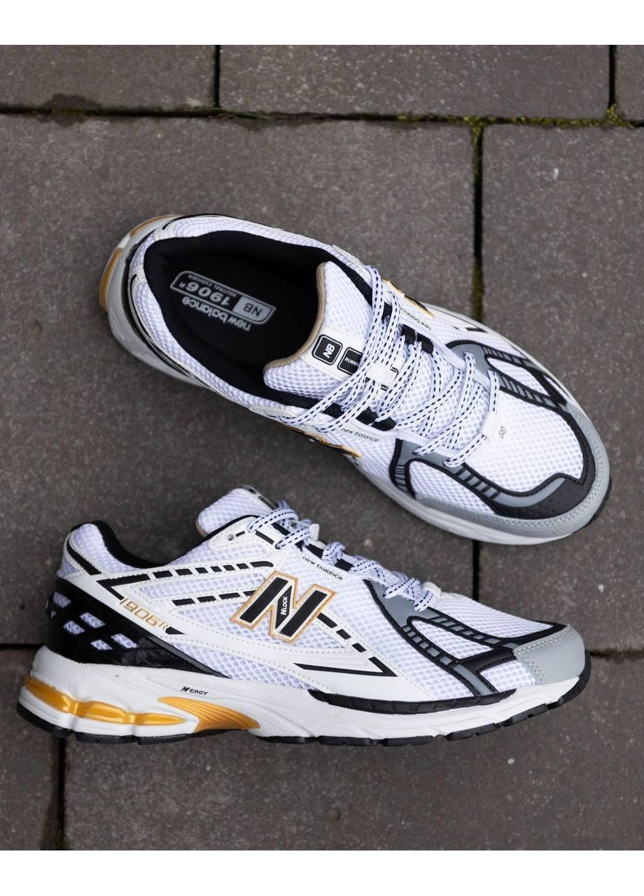 КРОСІВКИ ЖІНОЧІ NEW BALANCE 1906R WHITE GOLD SILVER BLACK НЬЮ БЕЛАНС 1906R No Brand чорні демісезони (367177043)