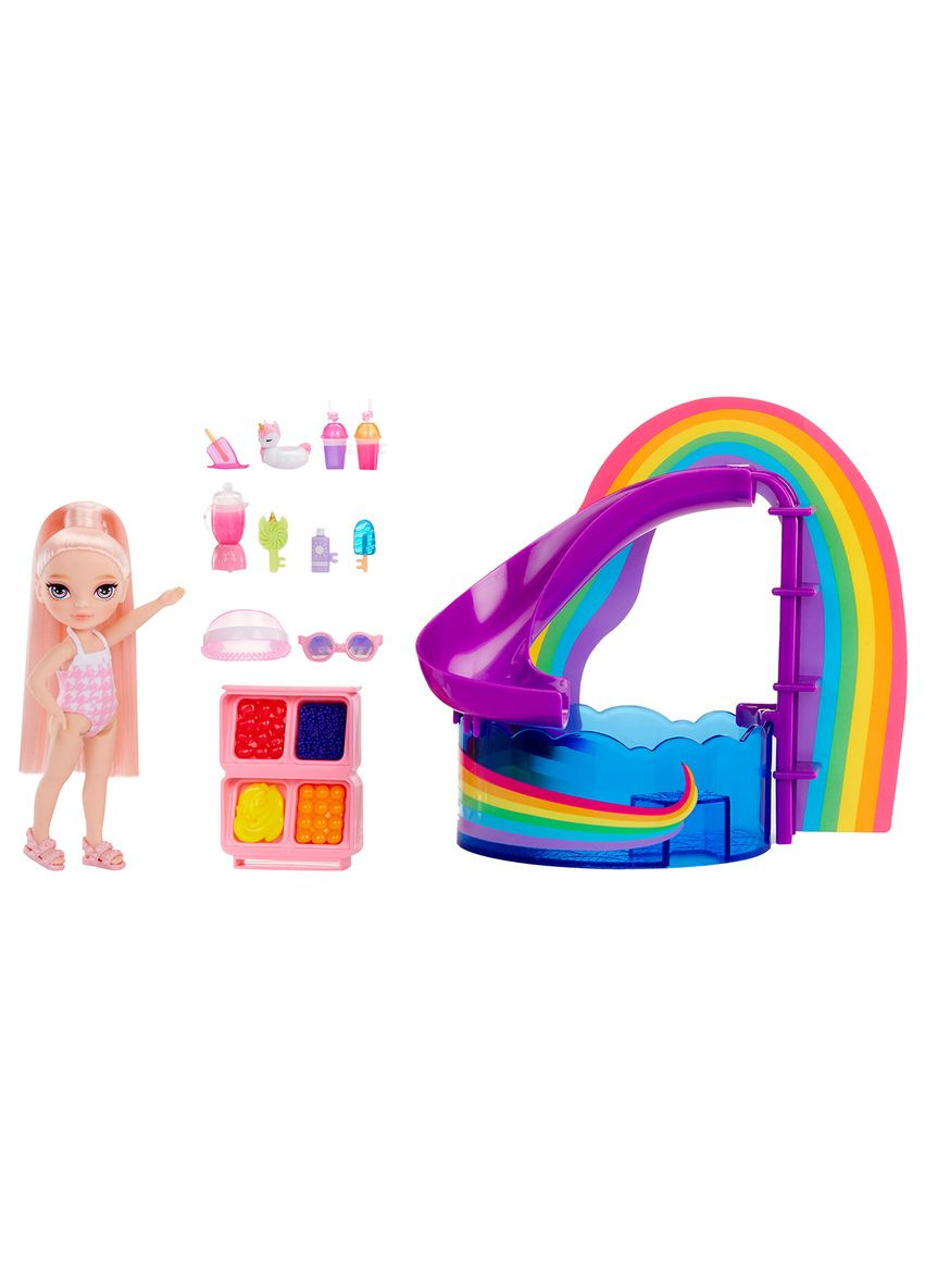 Ігровий набір з лялькою Веселкове свято в басейні Rainbow High (358649350)