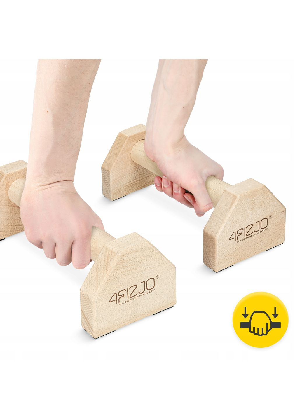 Упоры для отжиманий (паралетсы) 30 см деревянные (P-5905973407052) 4FIZJO (356005963)