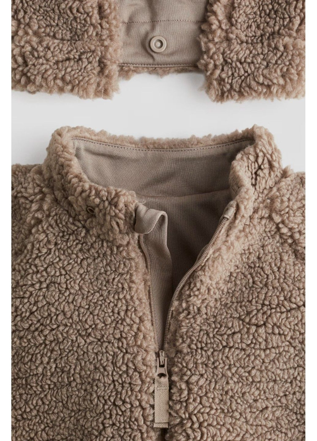 Коричневая зимняя куртка H&M