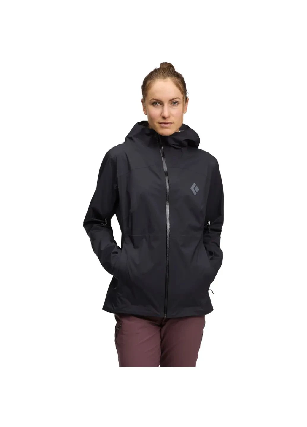 Чорна демісезонна куртка fineline stretch shell wmn Black Diamond