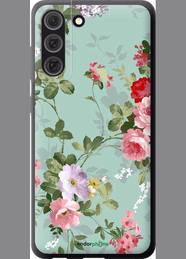 Чехол на Samsung Galaxy S21 FE Цветочные обои 2 "862u-2302-70447" Endorphone (363294623)