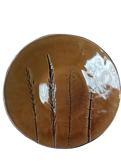 Тарілка підставна ФЛ-2700-ТЖ 27 см жовта Флора (347229427)