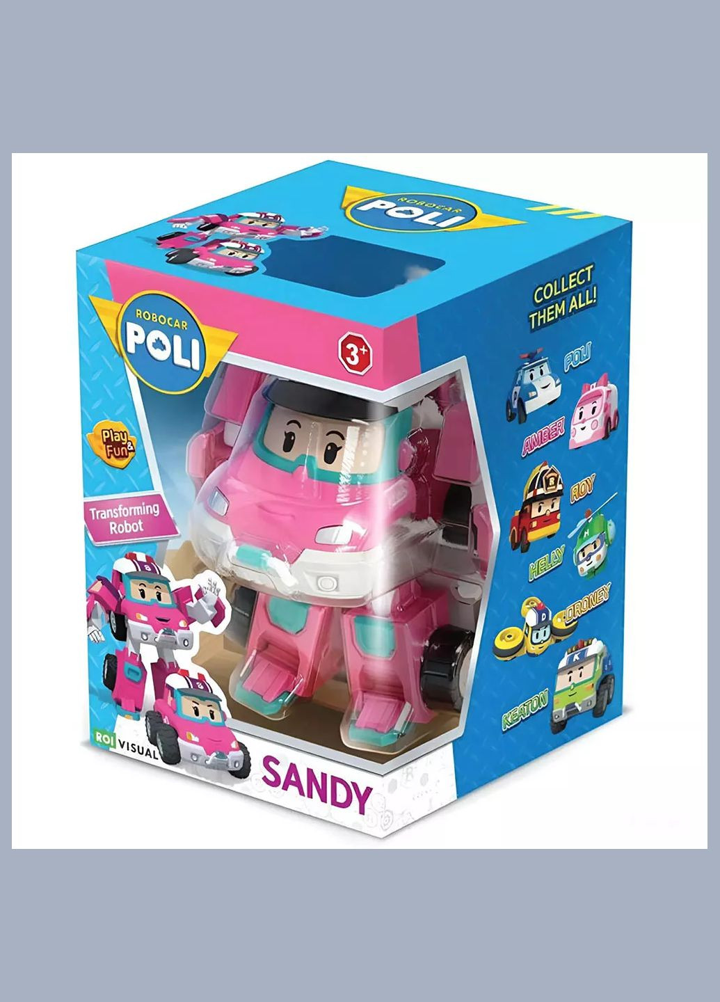 Машинка-трансформер Робокар Сэнди 10 см (MRT-0657) Robocar Poli (330057602)