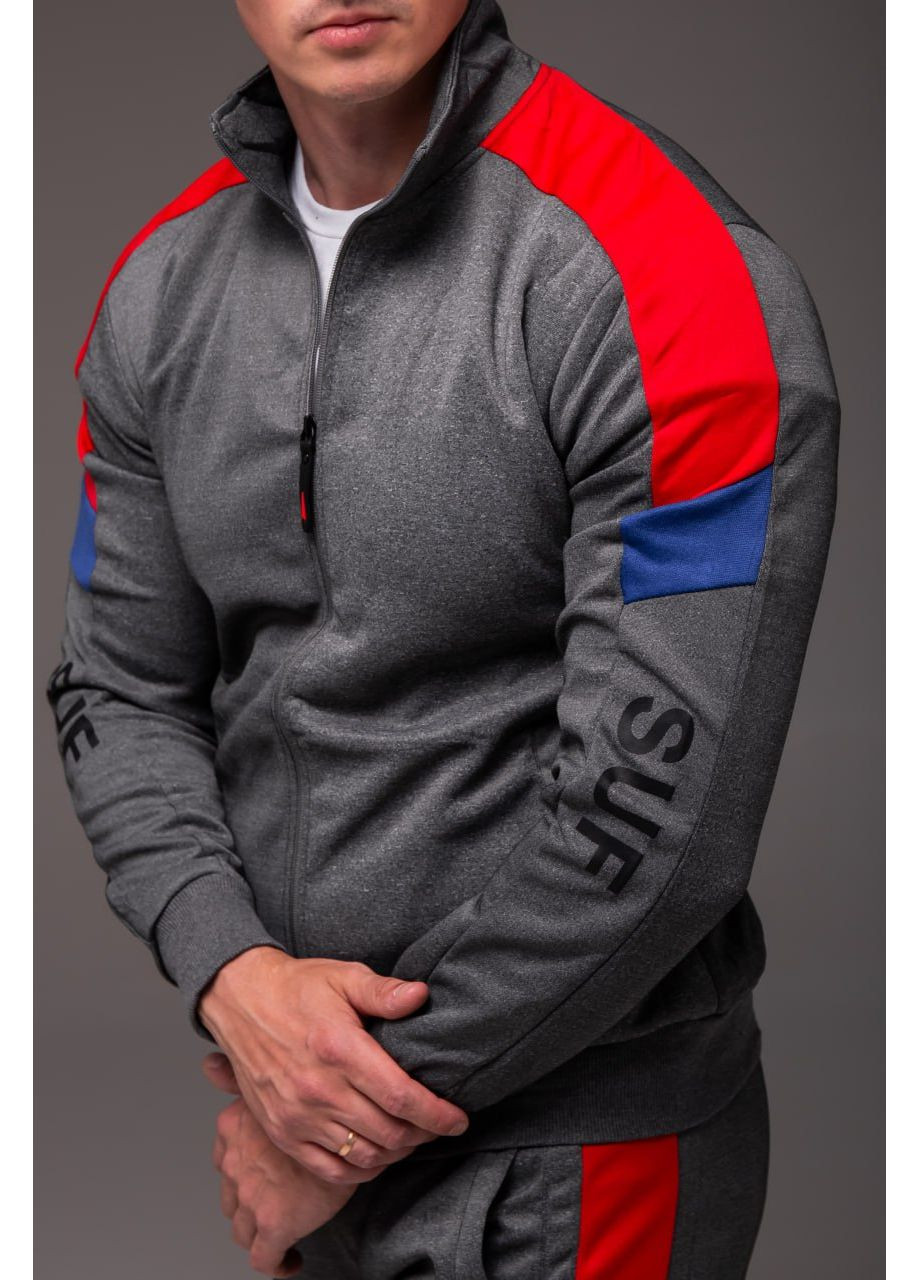 Стильный мужской спортивный костюм с яркими вставками Vakko (353037061)