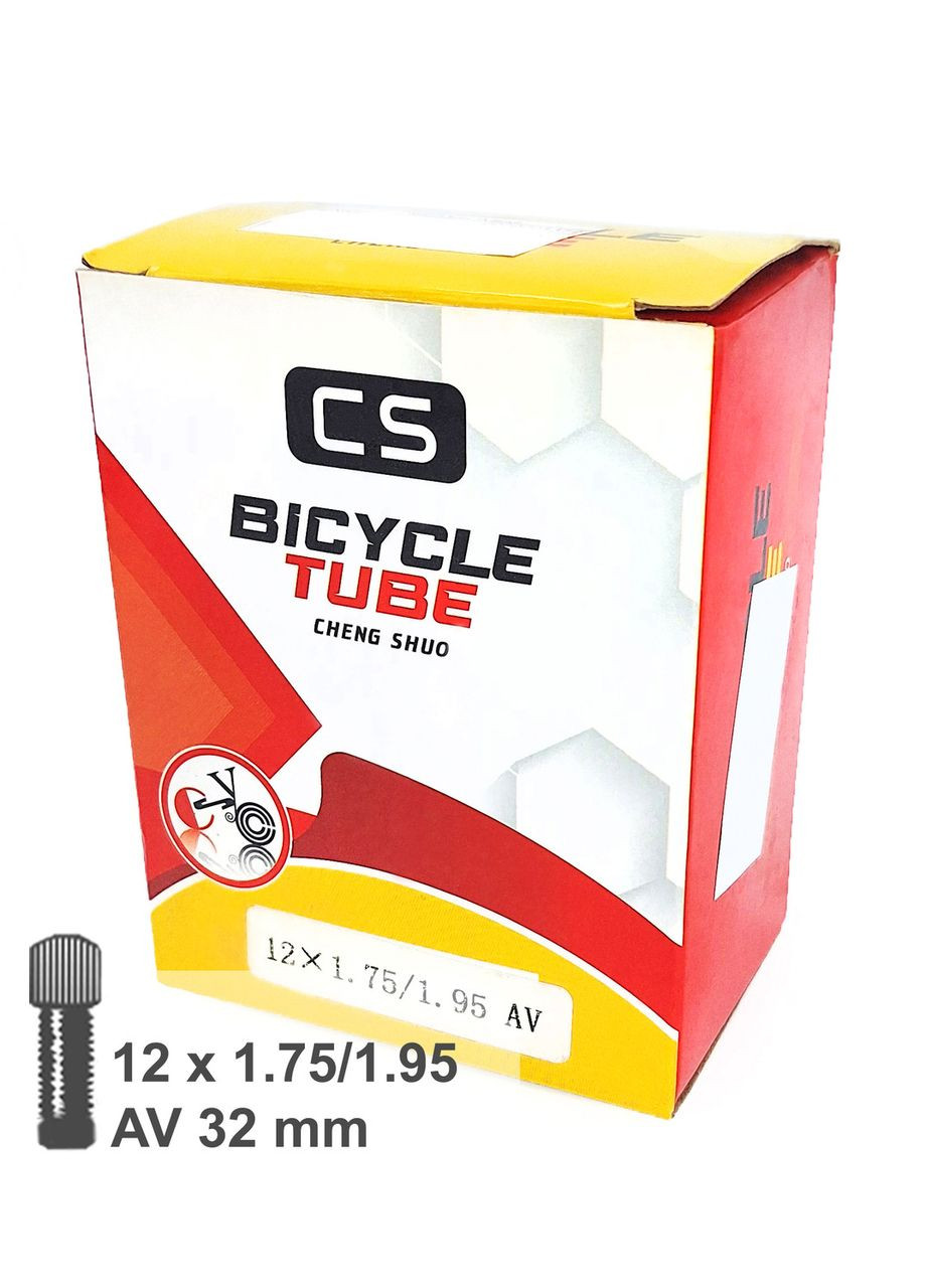 Камера велосипедная CS 12x1.75/1.95 AV 32 мм (G0001372) C&S (355802649)