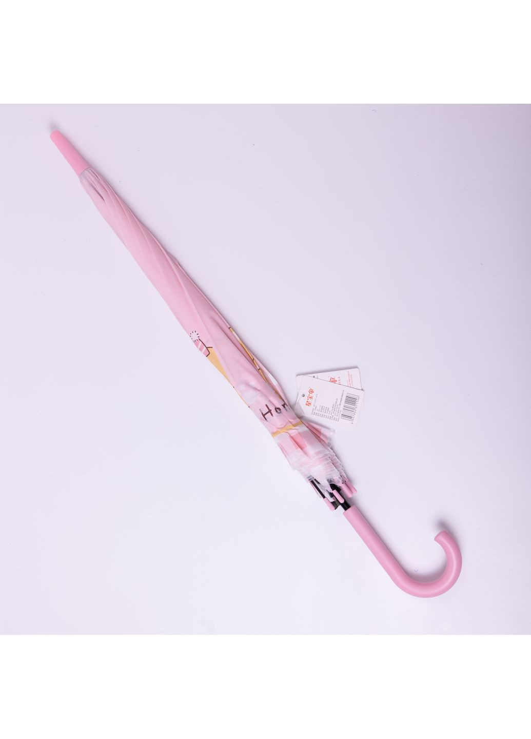 Комбінована} дитяча парасоля-тростина напівавтомат складна 94 см, рожевий Yiwu (361930977)