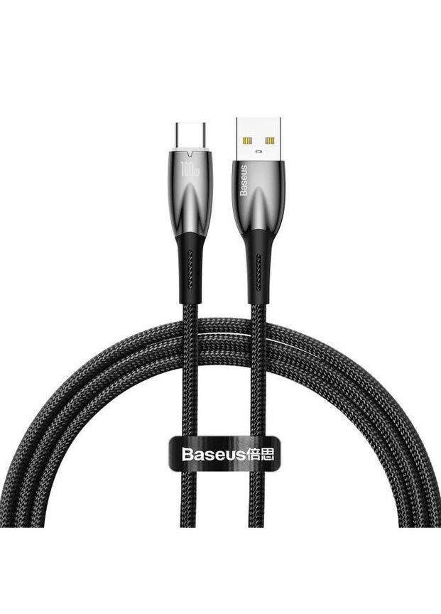 Дата кабель Glimmer Series Fast Charging Data Cable USB to Type-C 100W 1m (CADH00040) Baseus (289478719)