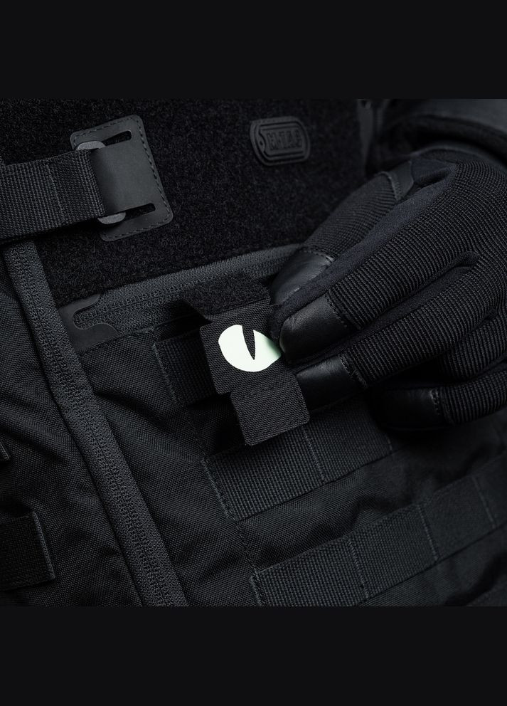 Нашивка Tiger Eyes Laser Cut (пара) Black M-TAC (315047153)