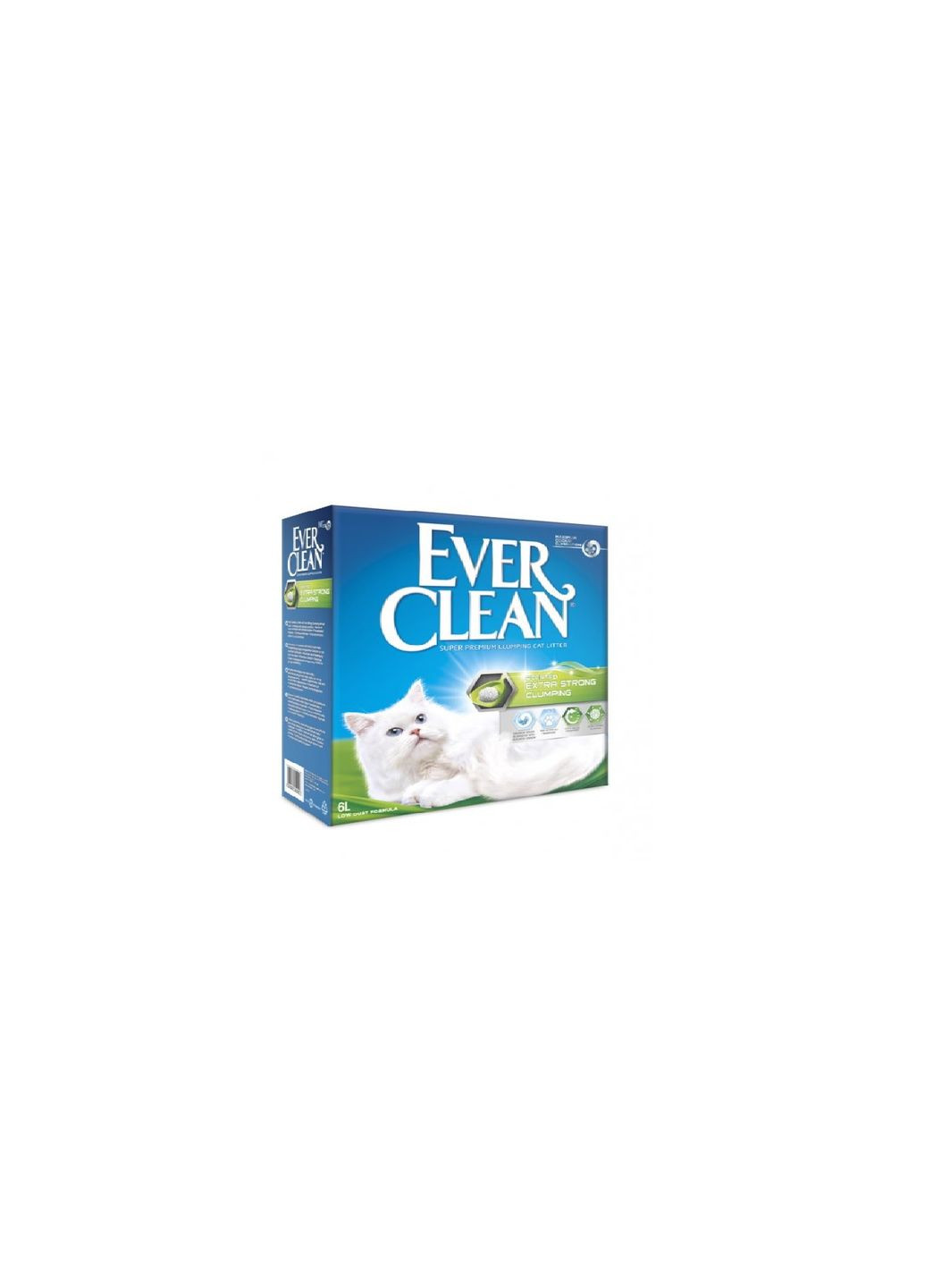 Наполнитель для кошачьего туалета Экстра Сила с ароматом 6 л (5060255492185) Ever Clean (279571984)
