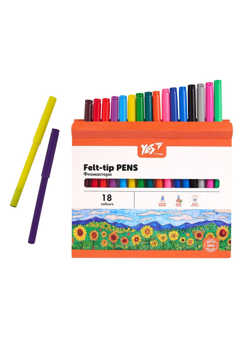 Набор фломастеров Orange Line 650553 18 цветов Yes (364767599)