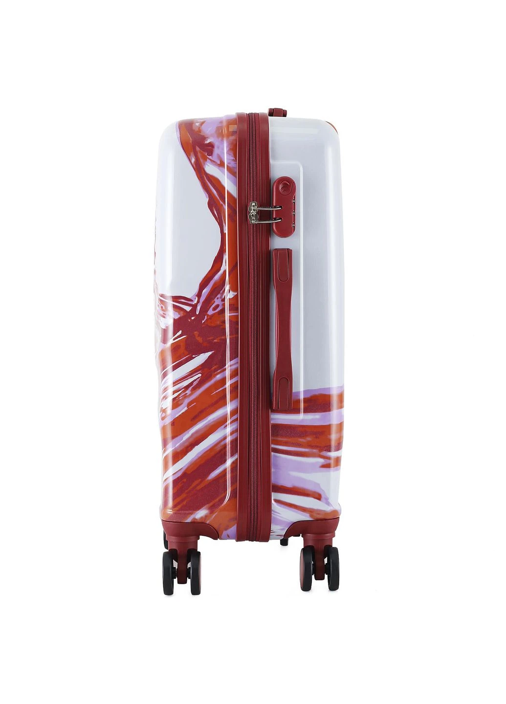 Чемодан 24" (M) White/Red Print (T5654-2) Semi Line (315937072)